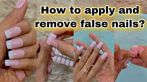 can you use shoe glue for fake nails|how to apply false fingernails.